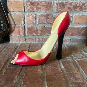 NIB Blush Pumped Up Red Heel Wine Bottle Holder